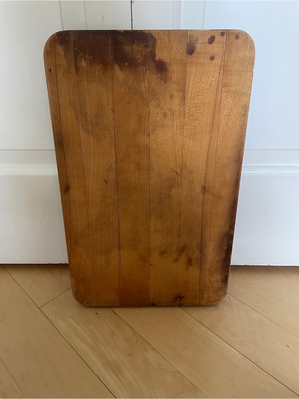 Primitive Rounded Rectangle French European-Style Decorative Bread Cutting Board